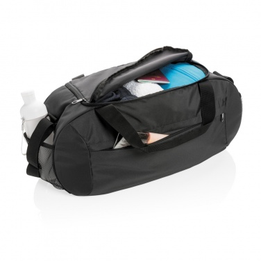 Logo trade promotional merchandise photo of: Impact AWARE™ RPET modern sports duffel